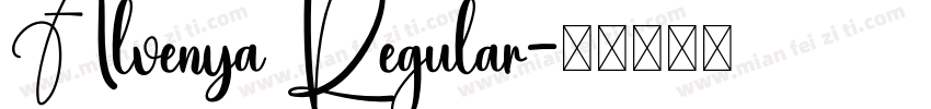 Alvenya Regular字体转换